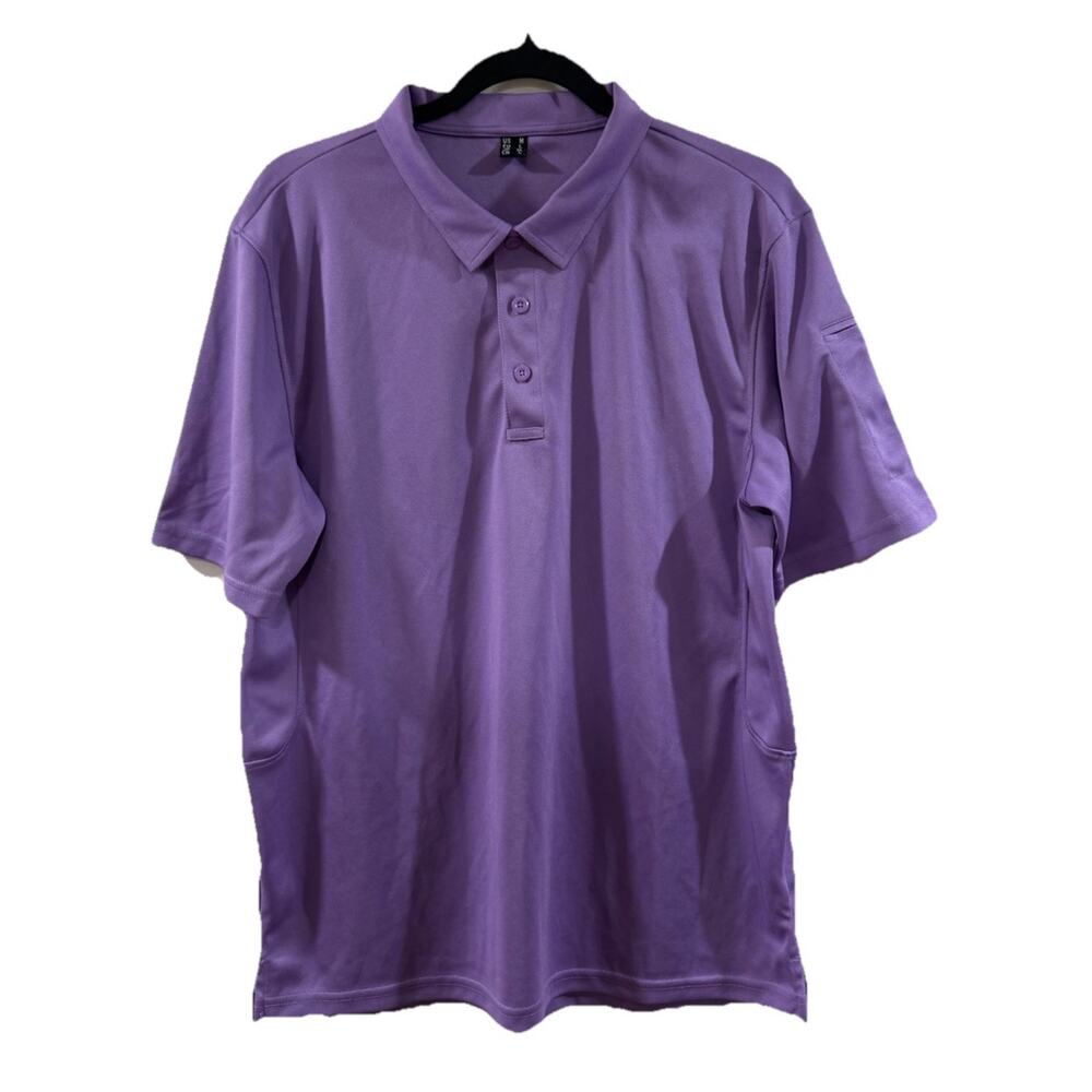 Men’s Golf Polo Shirt - Unbranded- Purple/Lavender - Size M